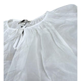 Please Camicia Tinta Unita Manica Lunga per Bambina CC21080G72 BIANCO PLEASE 