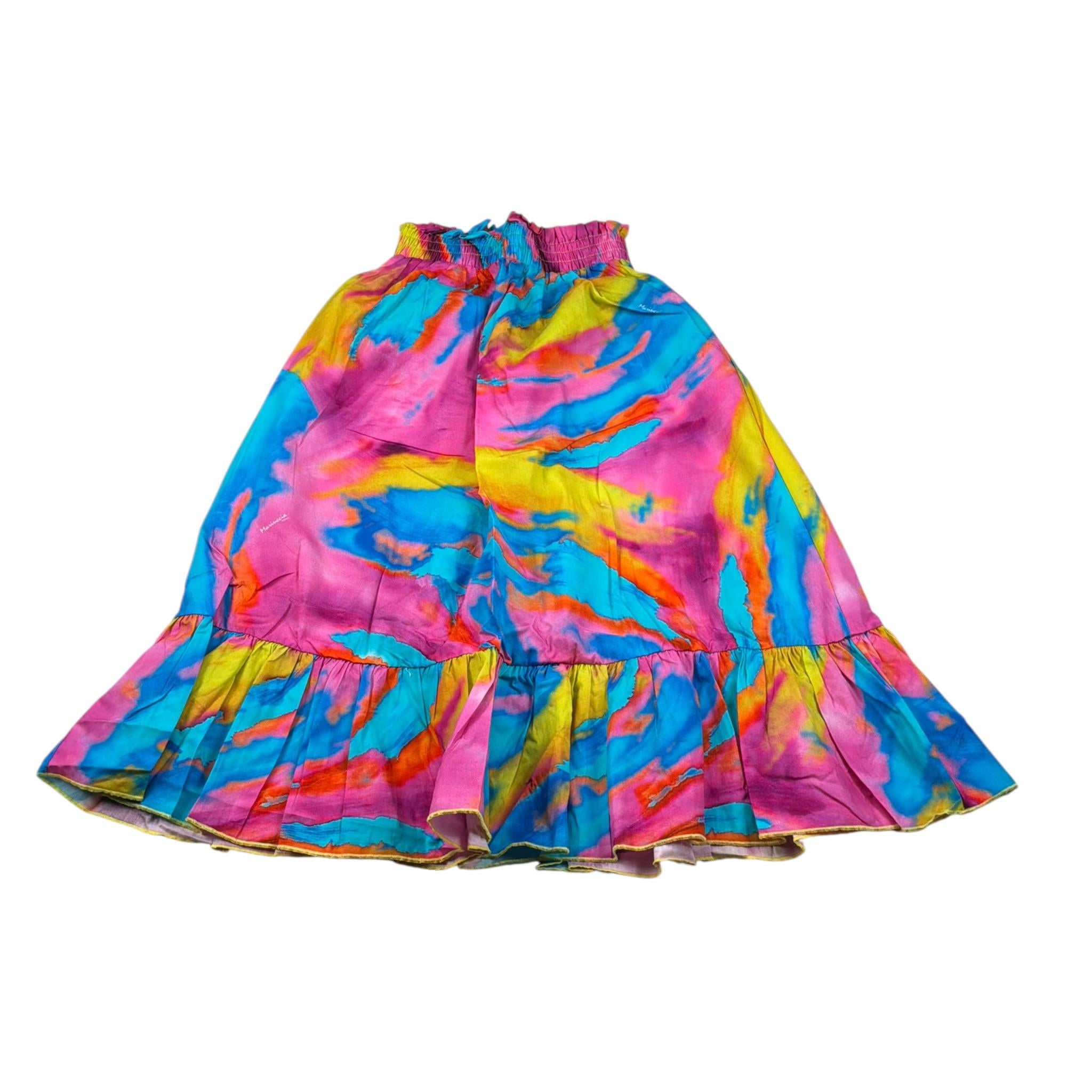 Mariuccia Gonna Multicolor con Fantasia Fuxia per Bambina G339 FUXIA MARIUCCIA 