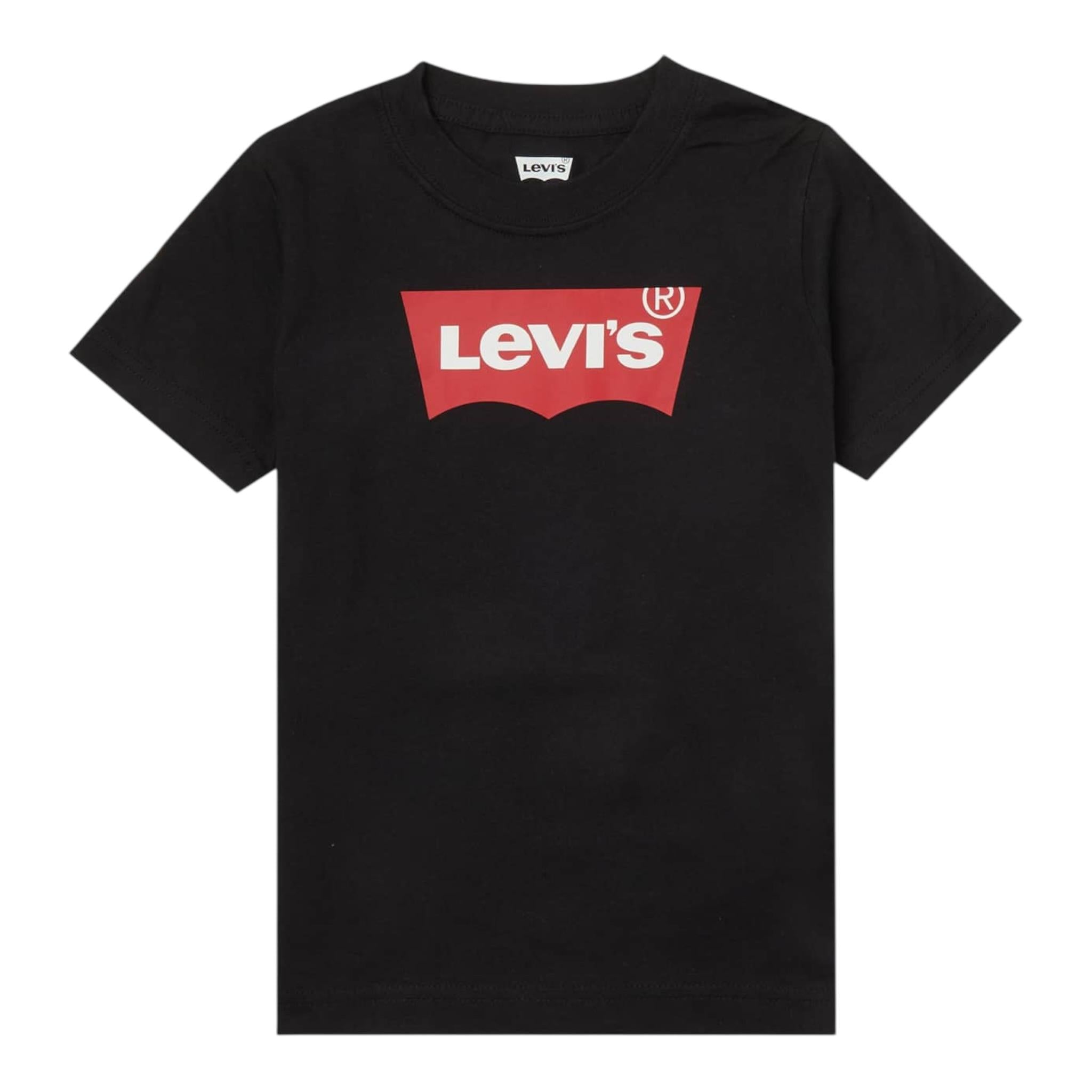 Levi'S T-Shirt Tinta Unita con Logo per Bambino 9E8157X NERO LEVI'S 