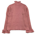 ANGEL'S FACE maglia mezzo collo tinta unita a costine Rosa per Bambina ELMA ROSA ANGEL'S FACE 