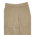 Twinset Pantalone Tinta Unita Traforato per Bambina 251GJ3432 ORO TWINSET 