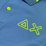 Suns68 Polo Mezza Manica Tinta Unita per Bambino CPA35322 AZZURRO SUNS68 