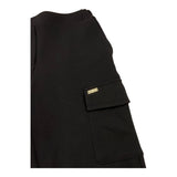 LIU JO pantalone tinta unita con tasconi Nero per Bambina KF4082XX NERO LIU JO 