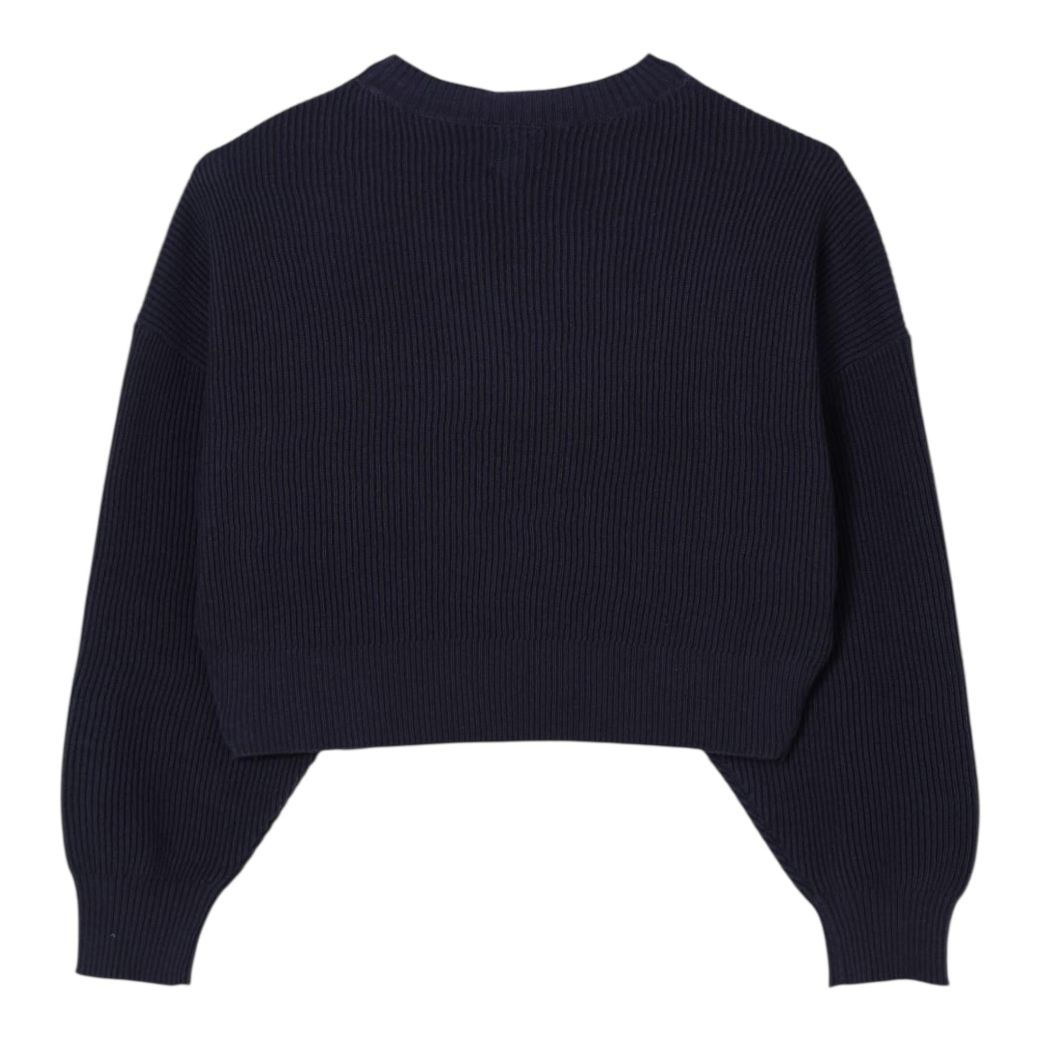 Aspesi Maglia Tinta Unita Mezzo Collo per Bambina S25047MAEM110 BLU ASPESI 