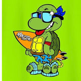 Mousse T-Shirt Tinta Unita con Stampa per Bambino NINJASURFFF VERDE MOUSSE 