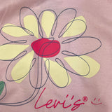 Levi'S Completo 2 Pezzi T-Shirt-Short In Denim per Neonata 1EK065 ROSA LEVI'S 