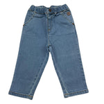 CARRE'MENT BEAU jeans tinta unita con elastico in vita Azzurro per Neonata Y04160 AZZURRO CARRE'MENT BEAU 