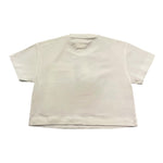 Elisabetta Franchi T-Shirt Girocollo Tinta Unita con Logo per Bambina EFTS232X PANNA ELISABETTA FRANCHI 