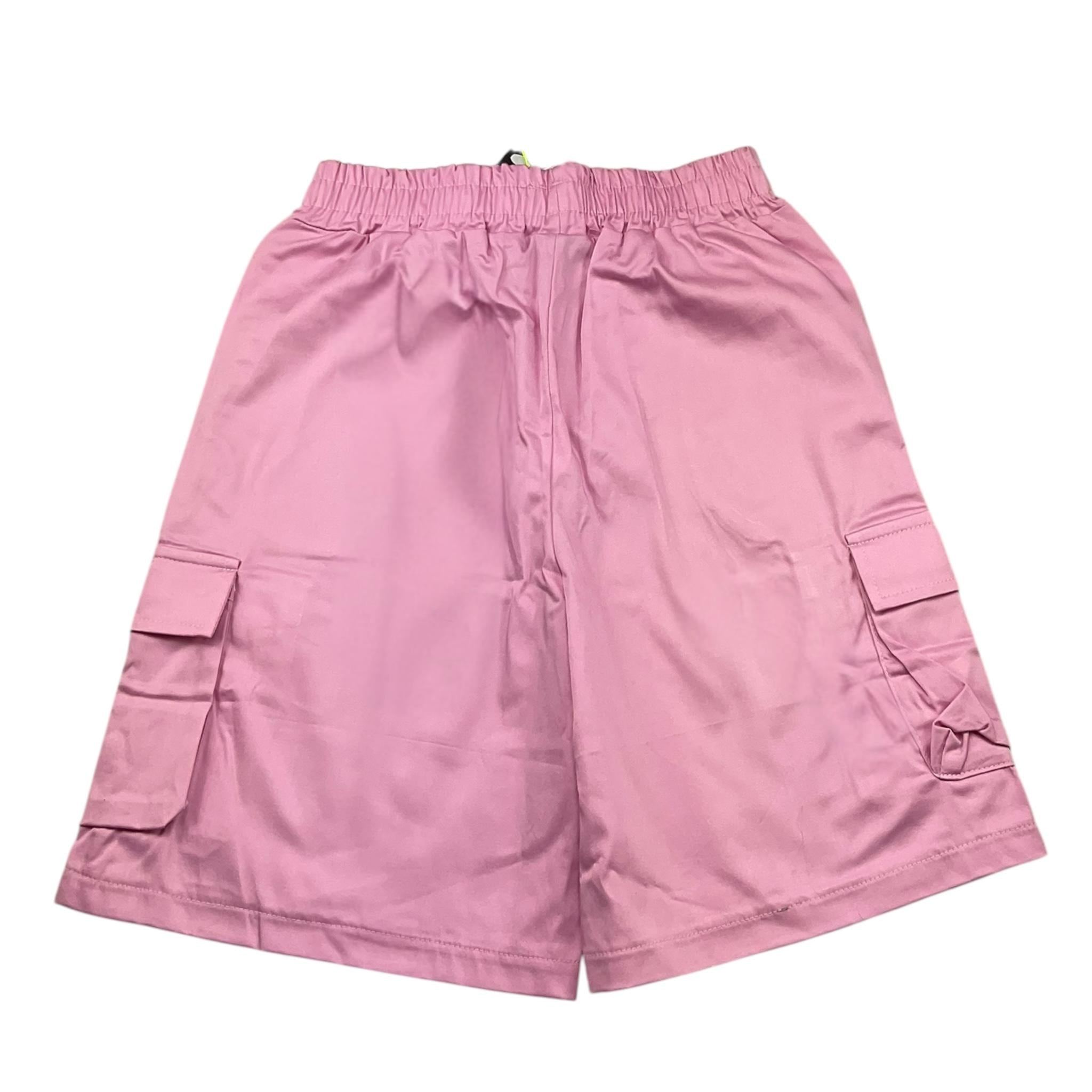 Disclaimer Short Modello Lungo Tinta Unita con Elastico In Vita per Bambina 25EDK58541 ROSA DISCLAIMER 