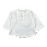 Babyvip Camicia Tinta Unita con Bottoni In Contrasto per Neonato T1345 BIANCO BABYVIP 