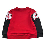 John Richmond Felpa Girocollo Tinta Unita con Maniche In Contrasto per Bambina RGP26085FE ROSSO JOHN RICHMOND 