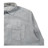 Il Gufo Camicia Manica Lunga Tnta Unita Collo Coreano per Bambino P25CL110L6006 AZZURRO IL GUFO 