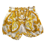 Dolce & Gabbana Short Tinta Unita con Fantasia Rose per Bambina L23Q30 BIANCO DOLCE & GABBANA 