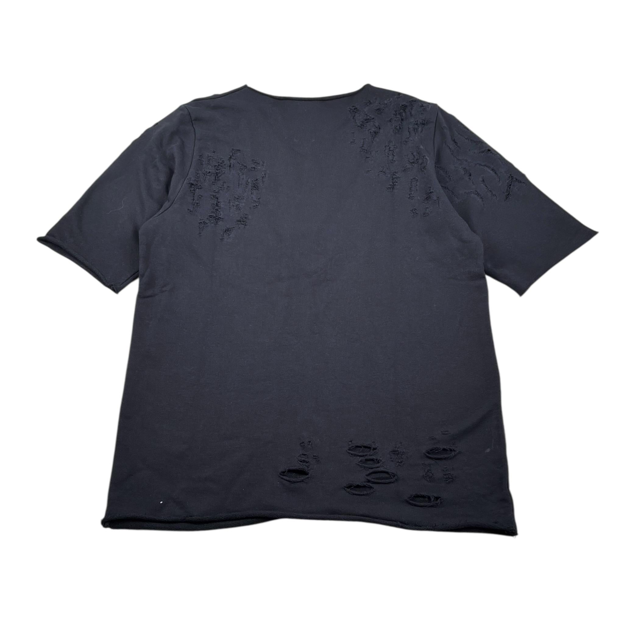 Defend Felpa Mezza Manica tinta unita con Stampe Nero per Bambino 15100895 NERO DEFEND 