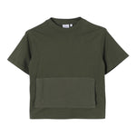 ASPESI t-shirt girocollo tinta unita Verde per Bambino F24038TSM7038 VERDE ASPESI 
