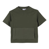 ASPESI t-shirt girocollo tinta unita Verde per Bambino F24038TSM7038 VERDE ASPESI 
