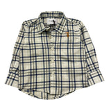TRUSSARDI camicia manica lunga stampa fantasia Panna per Neonato TIA25105CA PANNA TRUSSARDI 