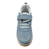 Diesel Sneaker In Denim Tinta Unita con Lacci E Strappo per Bambino BC0597 AZZURRO DIESEL 