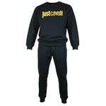 Just Cavalli Completo 2 Pezzi Felpa-Pantalone Tinta Unita per Bambino JBP26022CF NERO JUST CAVALLI 