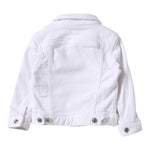 Dsquared2 Giubbino Tinta Unita In Denim per Neonato DQ1765 BIANCO DSQUARED2 