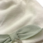 NINNAOH cappello tinta unita con fiocco Bianco/azzurro per Neonata I2377 BIANCO/AZZURRO NINNAOH 