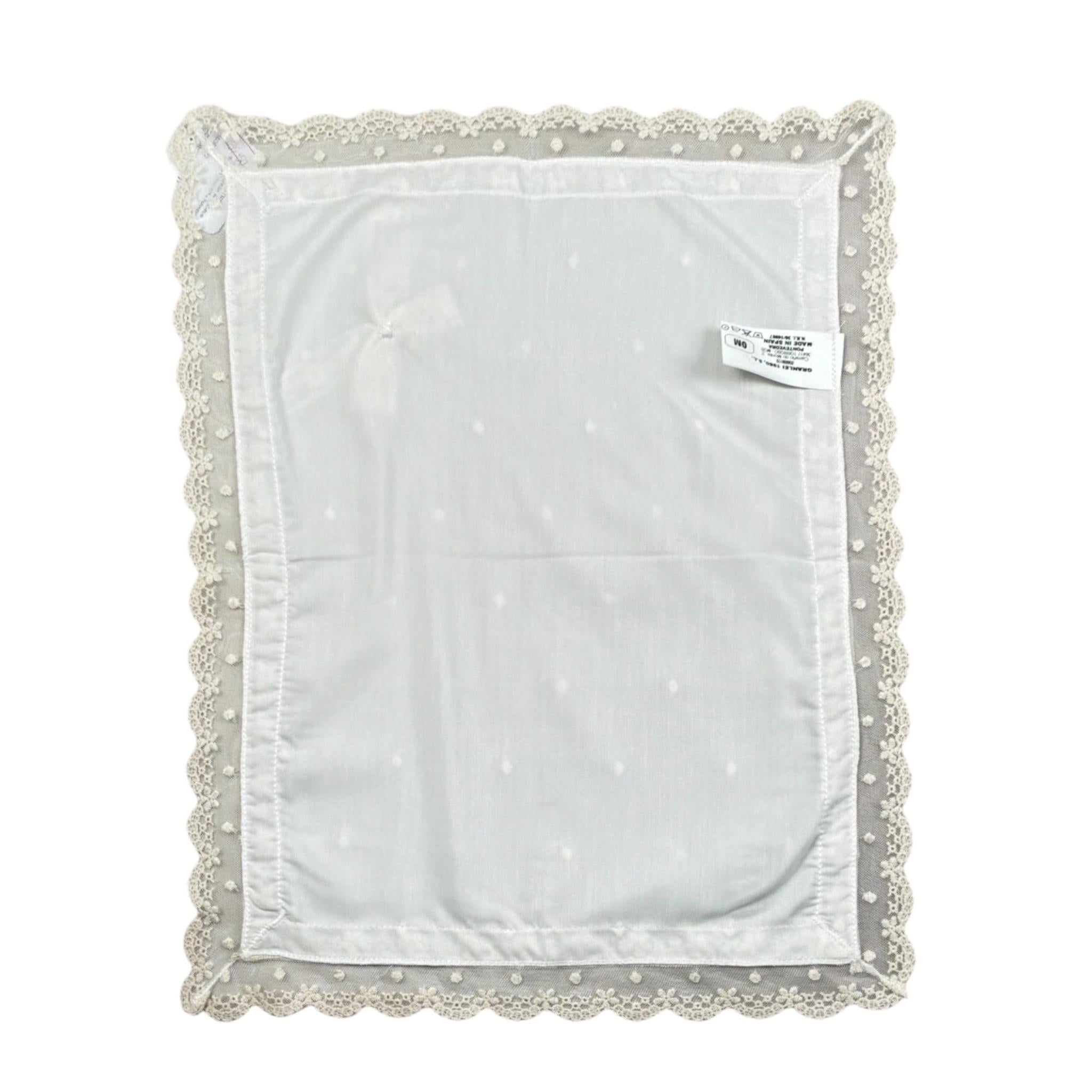 Granlei fazolettiTinta Unita con Ricami per Neonata 125111 PANNA GRANLEI 