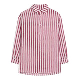 Dou Dou Camicia Tinta Unita con Fantasia A Righe per Bambina DW5P30XX BIANCO DOU DOU 