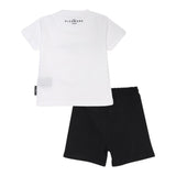 John Richmond Completo 2 Pezzi T-Shirt-Bermuda Bicolore per Neonato RIP25018CF BIANCO/NERO JOHN RICHMOND 