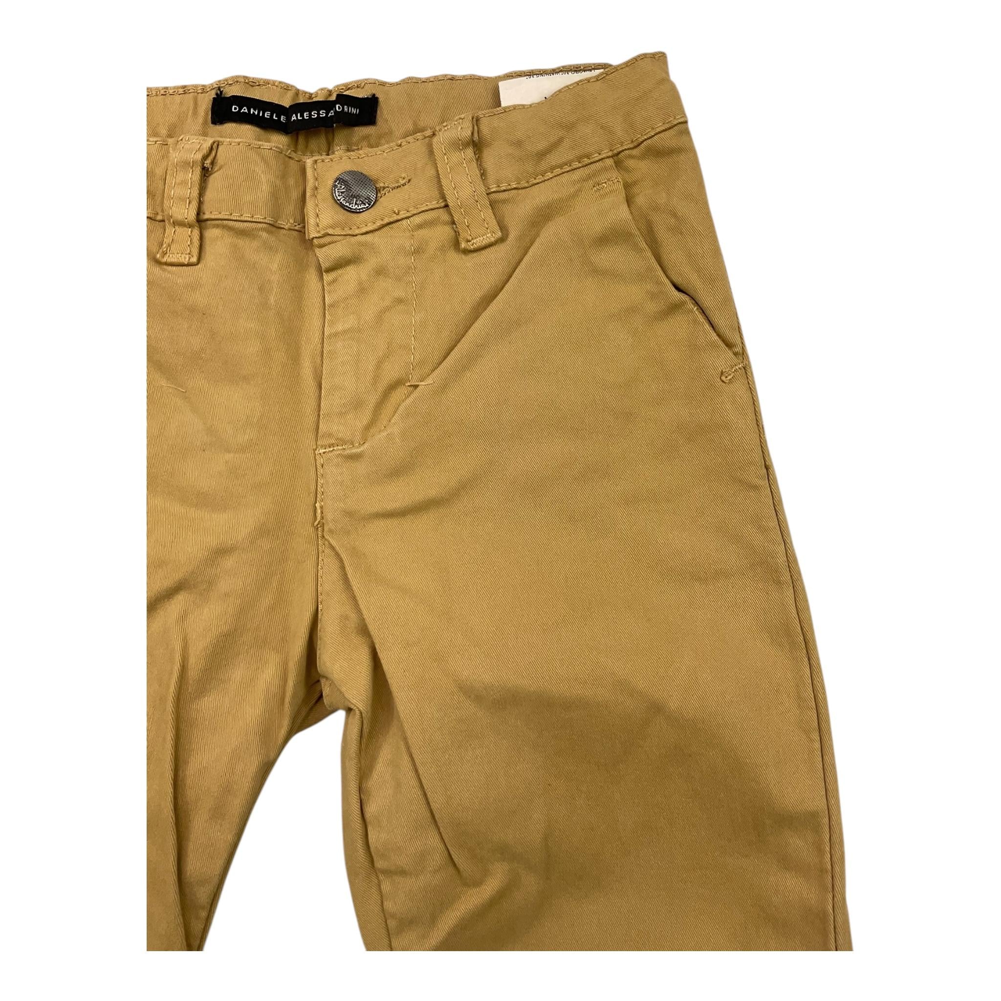 DANIELE ALESSANDRINI pantalone tinta unita con girovita regolabile Cammello per Neonato 1291P00044 CAMMELLO DANIELE ALESSANDRINI 