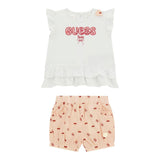 Guess Completo 2 Pezzi T-Shirt-Short per Neonata A5GG01K6YW4 BIANCO GUESS 