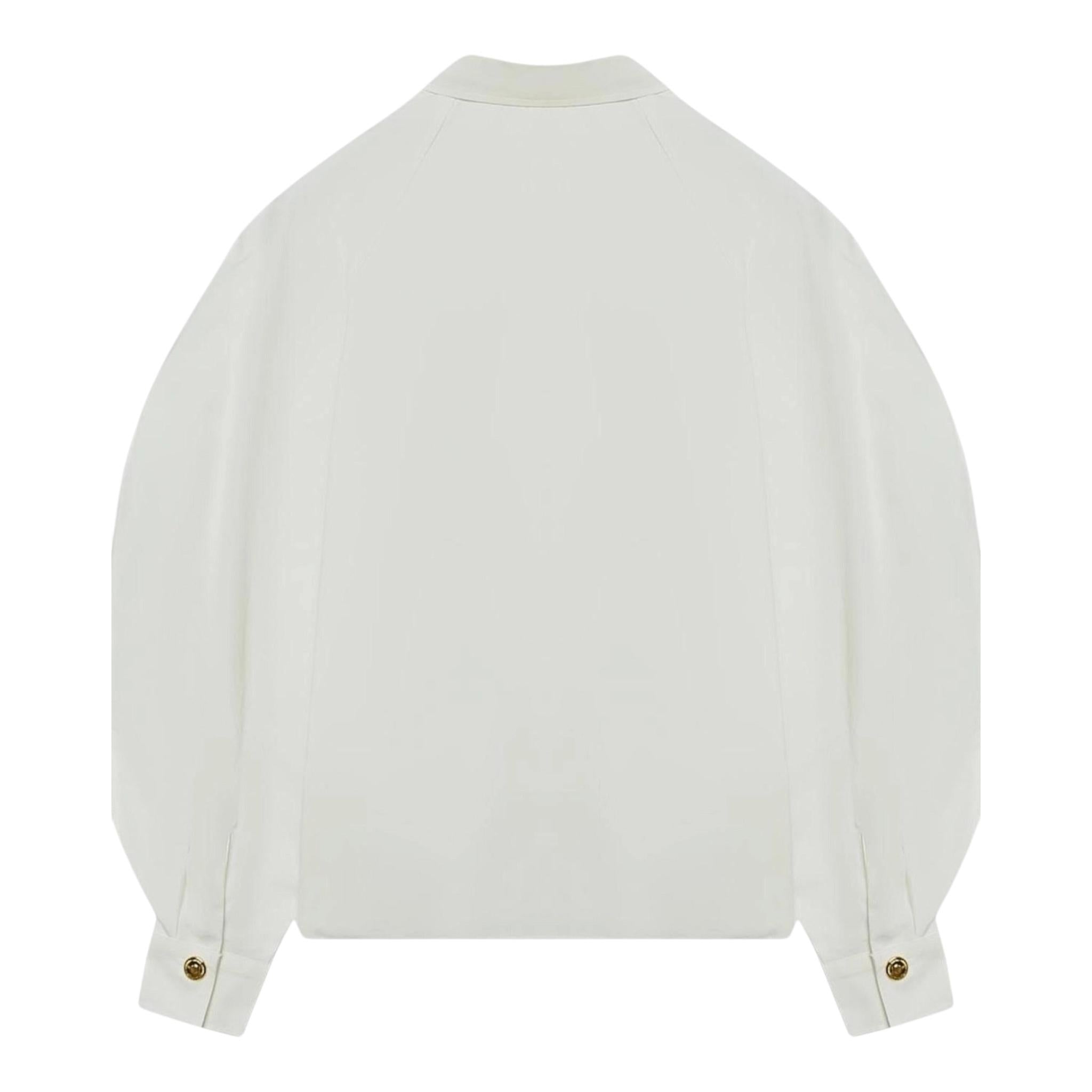 ELISABETTA FRANCHI camicia tinta unita con maniche lunghe Bianco per Bambina EFCA241 BIANCO ELISABETTA FRANCHI 