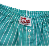 Saint Barth Short Tinta Unita con Elaatico In Vita per Bambina BODY VERDE ACQUA SAINT BARTH 