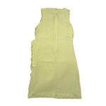 Lu Lu By Miss Grant Abito Giromanica Tinta Unita per Bambina LL3506 GIALLO LU LU BY MISS GRANT 