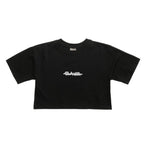 Blauer T-Shirt Girocollo Tinta Unita con Stampa per Neonata 25SBLGH02550XN NERO BLAUER 
