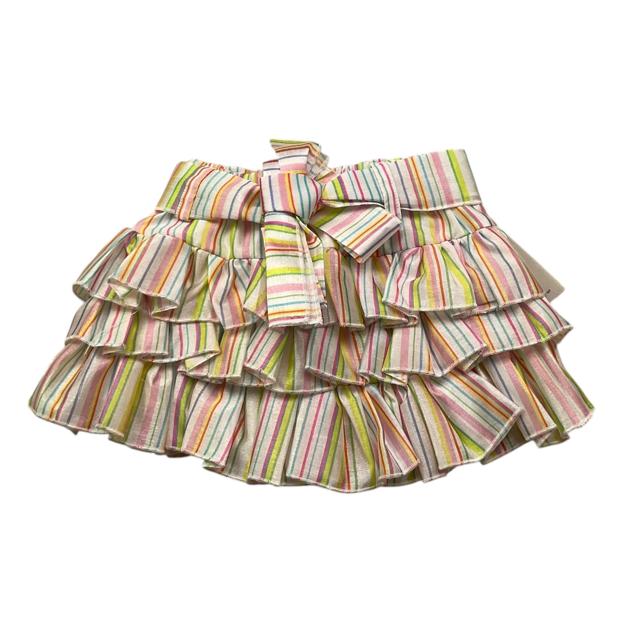 Miss Grant Gonna Fantasia A Righe con Elastico In Vita per Neonata MG1351 MULTICOLOR MISS GRANT 