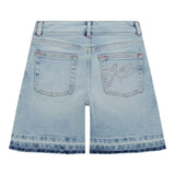Guess Short In Denim Tinta Unita con Girovita Regolabile per Bambina J5GD03D5NK0 AZZURRO GUESS 
