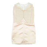 Elisabetta Franchi Abito Giromanica con Fiocco Tinta Unita per Bambina EFAB451 BEIGE ELISABETTA FRANCHI 