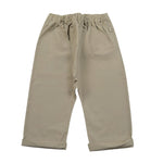 Teddy E Minou Pantalone Tinta Unita con Elastico In Vita per Neonato E25PT007C6035 BEIGE TEDDY E MINOU 
