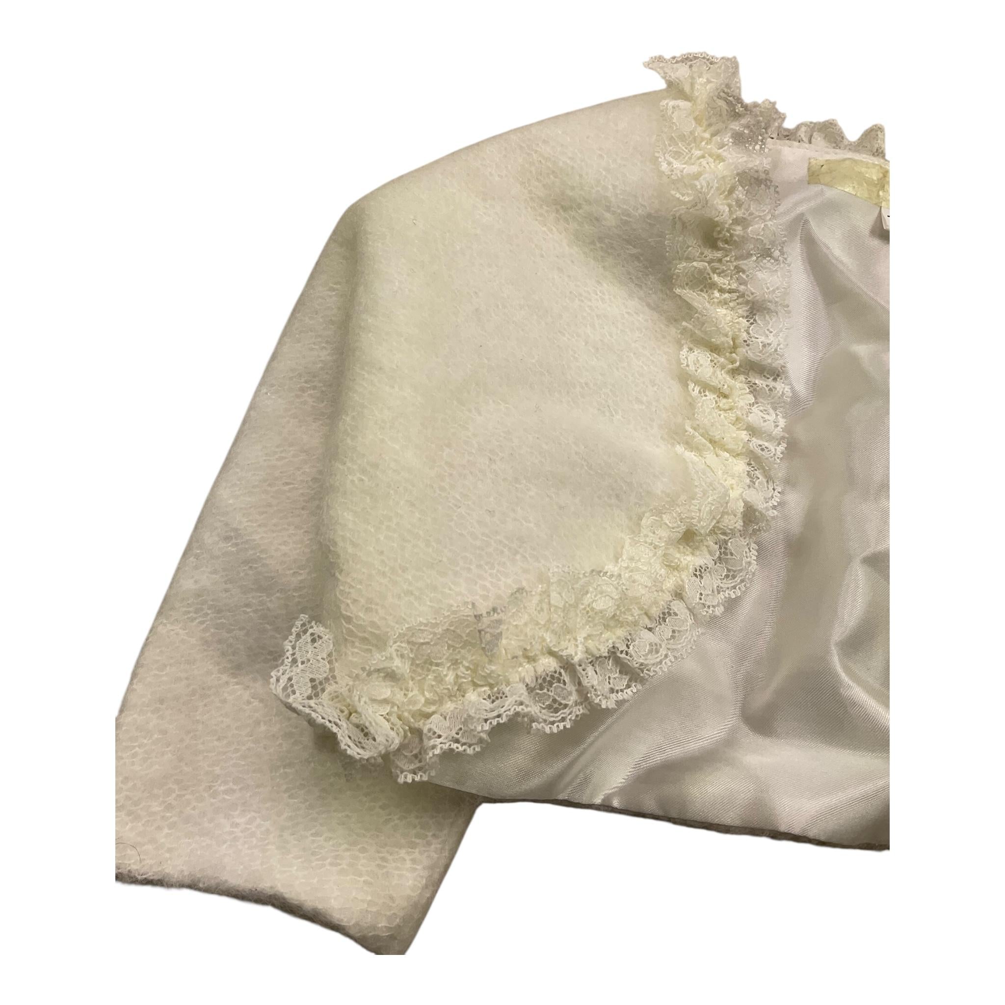 LES ETOILES coprispalle tinta unita Panna per Neonata B2 PANNA LES ETOILES 