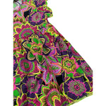 4Giveness Abito Tinta Unita con Fantasia per Neonata FGCN3961 VIOLA 4GIVENESS 