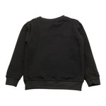 MOUSSE felpa tinta unita girocollo con stampa Nero per Bambina HKFG362B NERO MOUSSE 