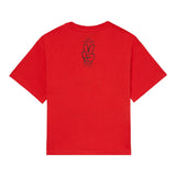 Marc Jacobs T-Shirt Tinta Unita Girocollo con Stampa per Bambino W60450 ROSSO MARC JACOBS 