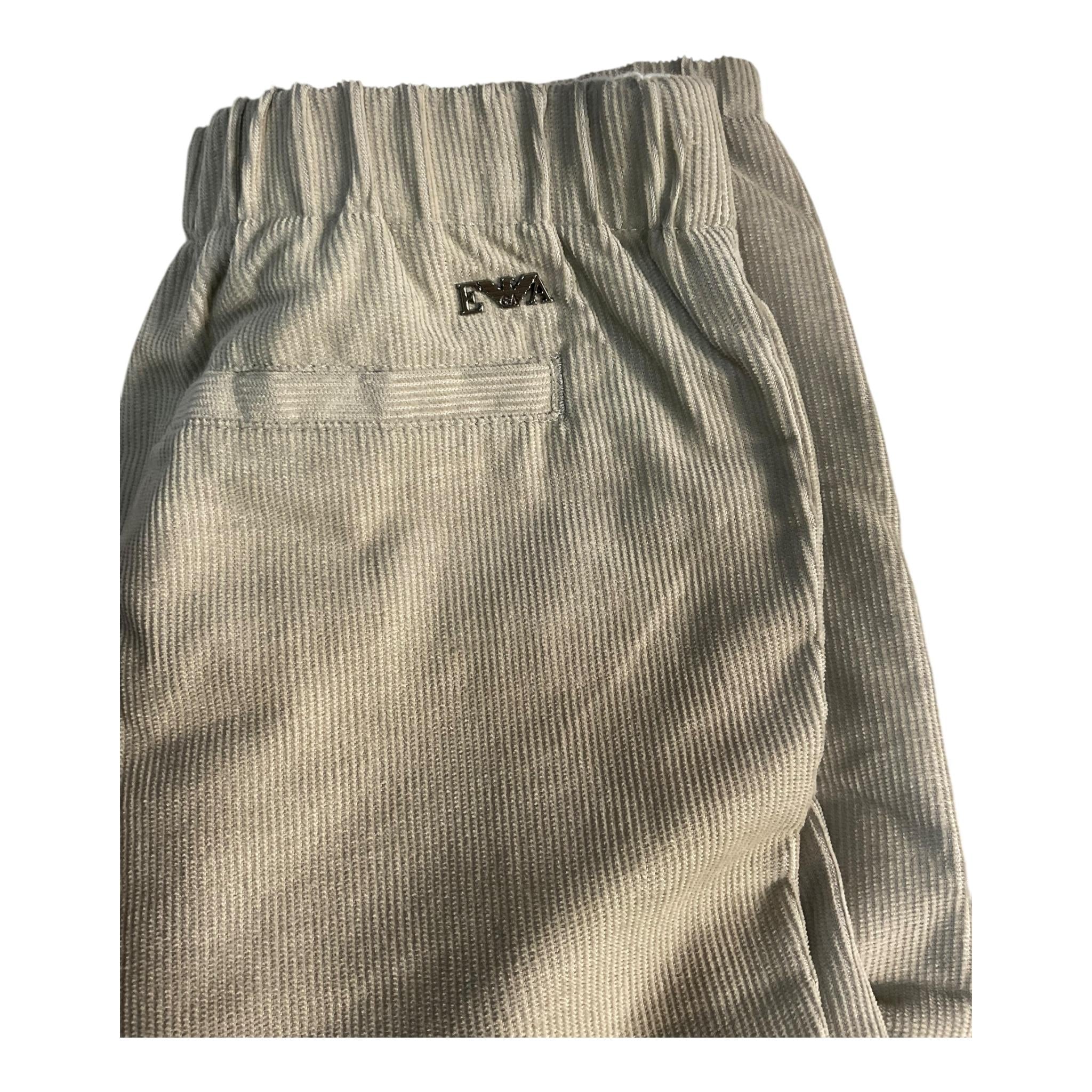 EMPORIO ARMANI pantalone tinta unita con elastico in vita Sabbia per Neonato 6LHPBL SABBIA EMPORIO ARMANI 