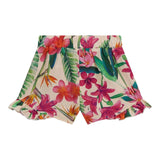 Guess Short Tinta Unita con Fantasia Fiori per Neonata K5GD06WG5S2N ROSA GUESS 