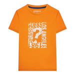 Guess T-Shirt Tinta Unita con Stampa per Neonato N3GI00K8HM0 ARANCIONE GUESS 