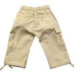 I'M BRIAN pantalone tinta unita con elastico in vita Panna per Bambino PA3073J PANNA I'M BRIAN 