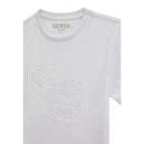 Guess T-Shirt Tinta Unita con Logo per Bambino L5RI19KCM20 BIANCO GUESS 
