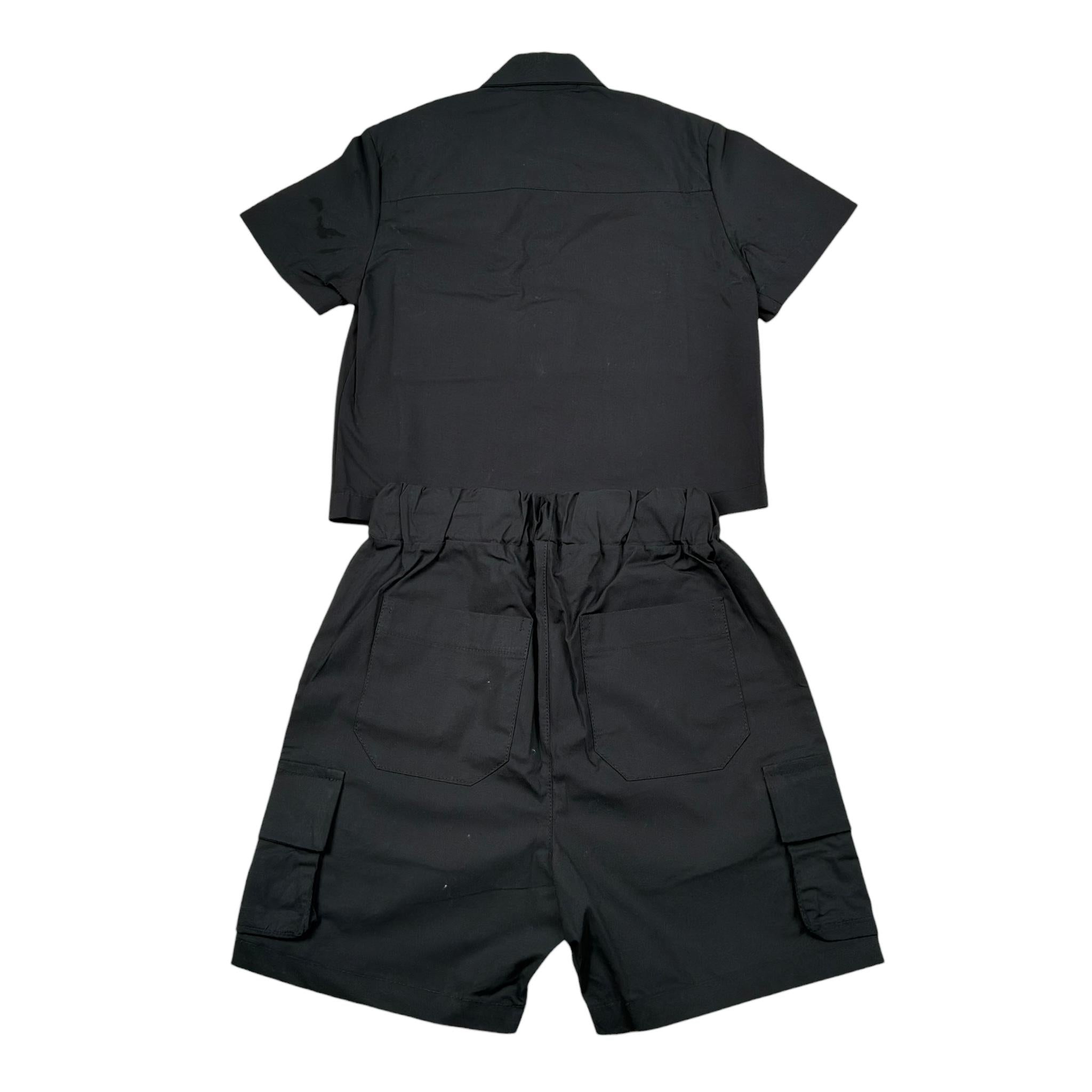 Do Not Conform Completo 2 Pezzi Camicia-Bermuda Tinta Unita per Neonato DCA043 NERO DO NOT CONFORM 