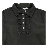 FUN & FUN maglia tinta unita cn colletto Nero per Bambina 15805N NERO FUN & FUN 