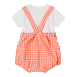 Teddy E Minou Completo 2 Pezzi T-Shirt-Pagliaccetto per Neonato E25CP063C3159X ARANCIONE FLUO TEDDY E MINOU 